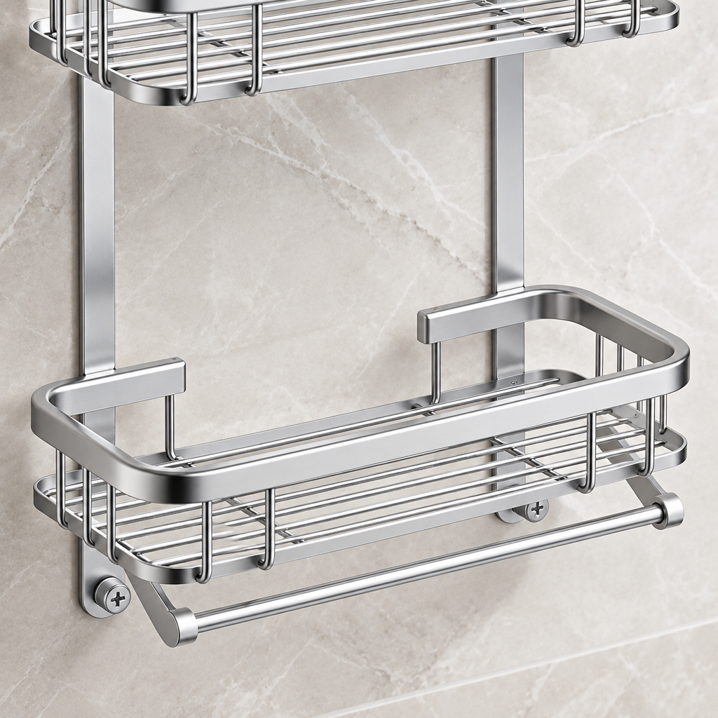 Detail of lower basket and horizontal bar